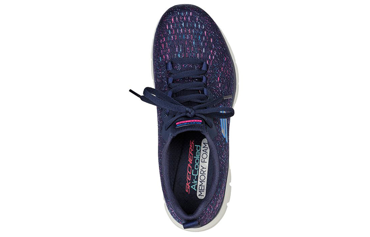 Lookbook (W) Skechers Flex Appeal 4.0 Low-Top ''Paars Blauw'' 149301-NVPK