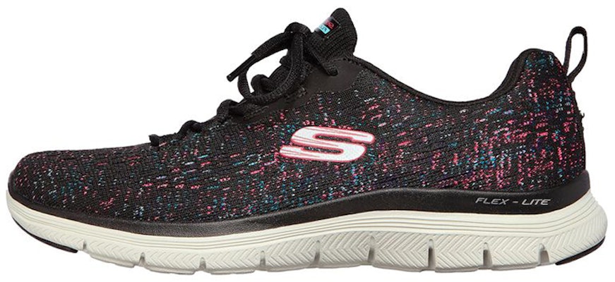 (Women) Skechers Flex Appeal 4.0 Low-Top Black/Blue/Pink 149301-BBLP Buy (Women) Skechers Flex Appeal 4.0 Low-Top Black/Blue/Pink 149301-BBLP