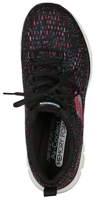 (Women) Skechers Flex Appeal 4.0 Low-Top Black/Blue/Pink 149301-BBLP Lookbook (Women) Skechers Flex Appeal 4.0 Low-Top Black/Blue/Pink 149301-BBLP