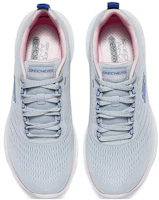Lookbook Skechers 舒適百搭 耐磨減震 低筒 跑步鞋 女款 灰色