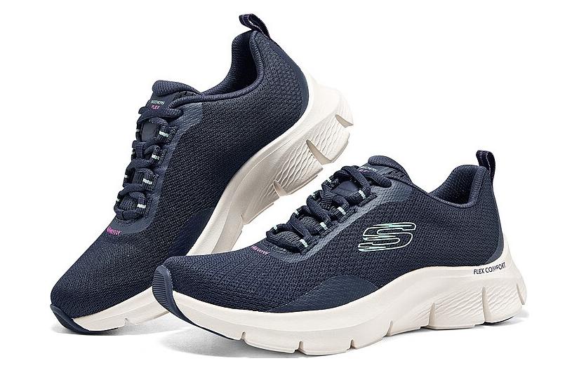 Shop (W) Skechers Flex Comfort ''Blu Navy Viola'' 149886-NVPR