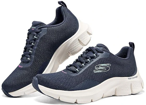 (W) Skechers Flex Comfort ''Blu Navy Viola'' 149886-NVPR Shop (W) Skechers Flex Comfort ''Blu Navy Viola'' 149886-NVPR