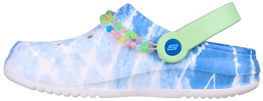 (Women) Skechers Foamies 'Aqua Pura White Blue' 111516-BLMT (Women) Skechers Foamies 'Aqua Pura White Blue' 111516-BLMT