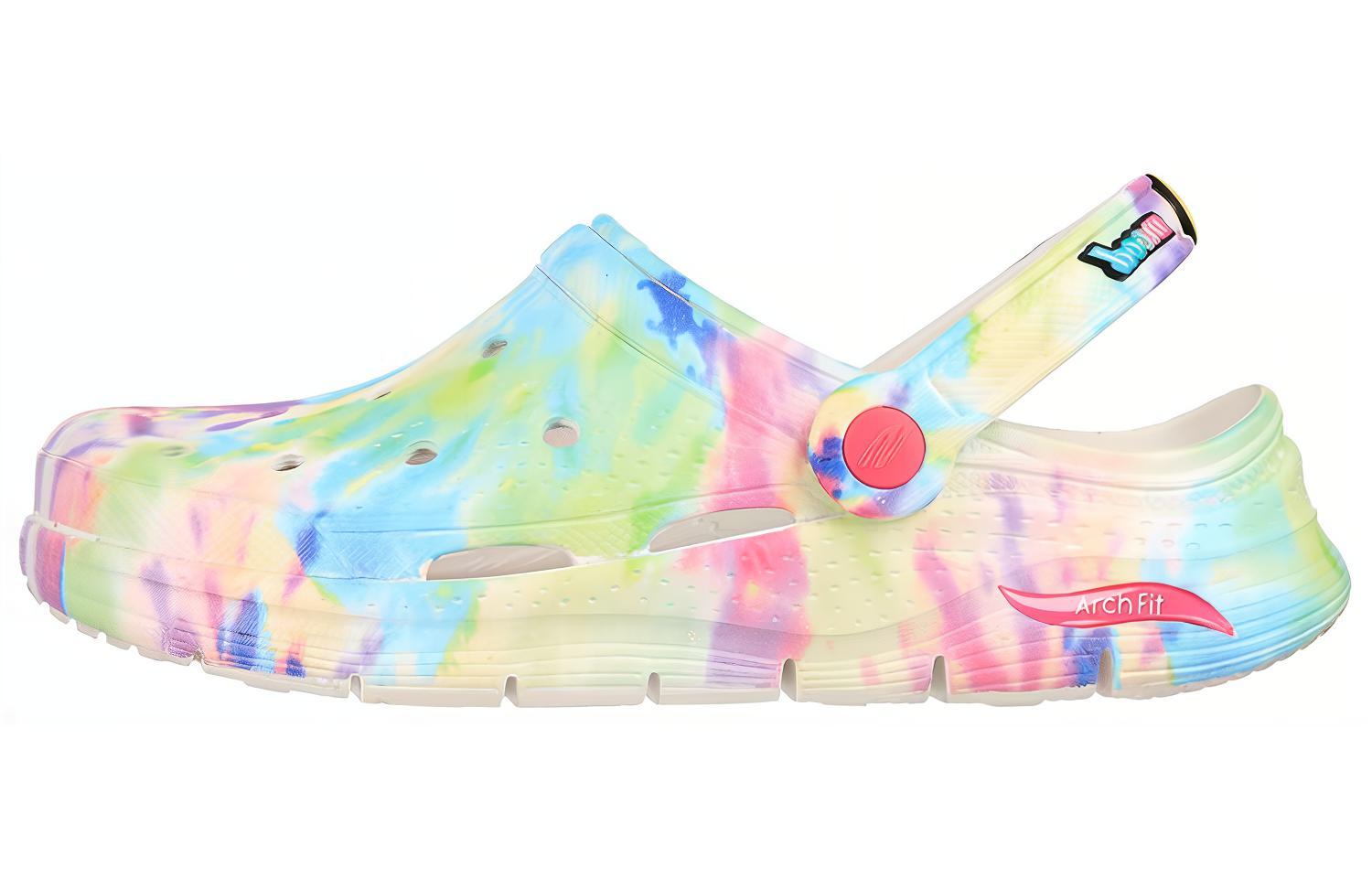 (Women) Skechers Foamies: Arch Fit-Hippie Mania 'Colorful Casual' 111384-MLT