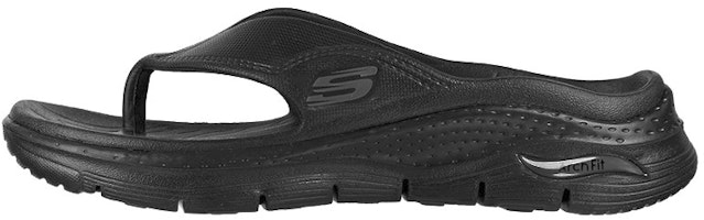 (Women) Skechers Foamies: Arch Fit 'Fashion Casual Slipper Black' 111405-BBK (Women) Skechers Foamies: Arch Fit 'Fashion Casual Slipper Black' 111405-BBK