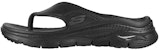 (W) Skechers Foamies: Arch Fit 'Selipar Kasual Fesyen Hitam' 111405-BBK