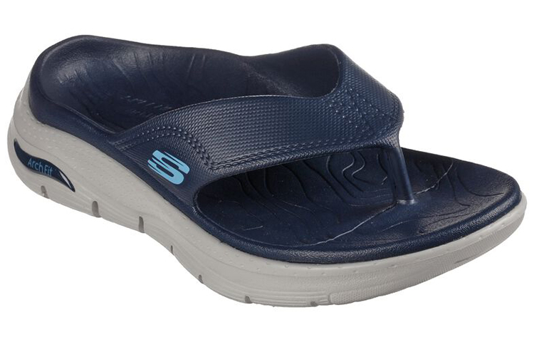 Lookbook (W) Skechers Foamies: Arch Fit 'Navy Casual' Zapatos Cómodos Azul Marino 111405-NVY