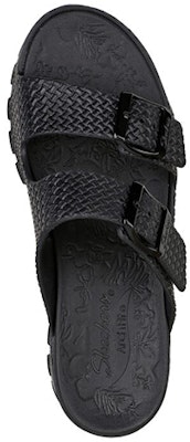 (Women) Skechers Foamies: Arch Fit Footsteps 'Hi'ness Pure Black' 111378-BBK Shop (Women) Skechers Foamies: Arch Fit Footsteps 'Hi'ness Pure Black' 111378-BBK