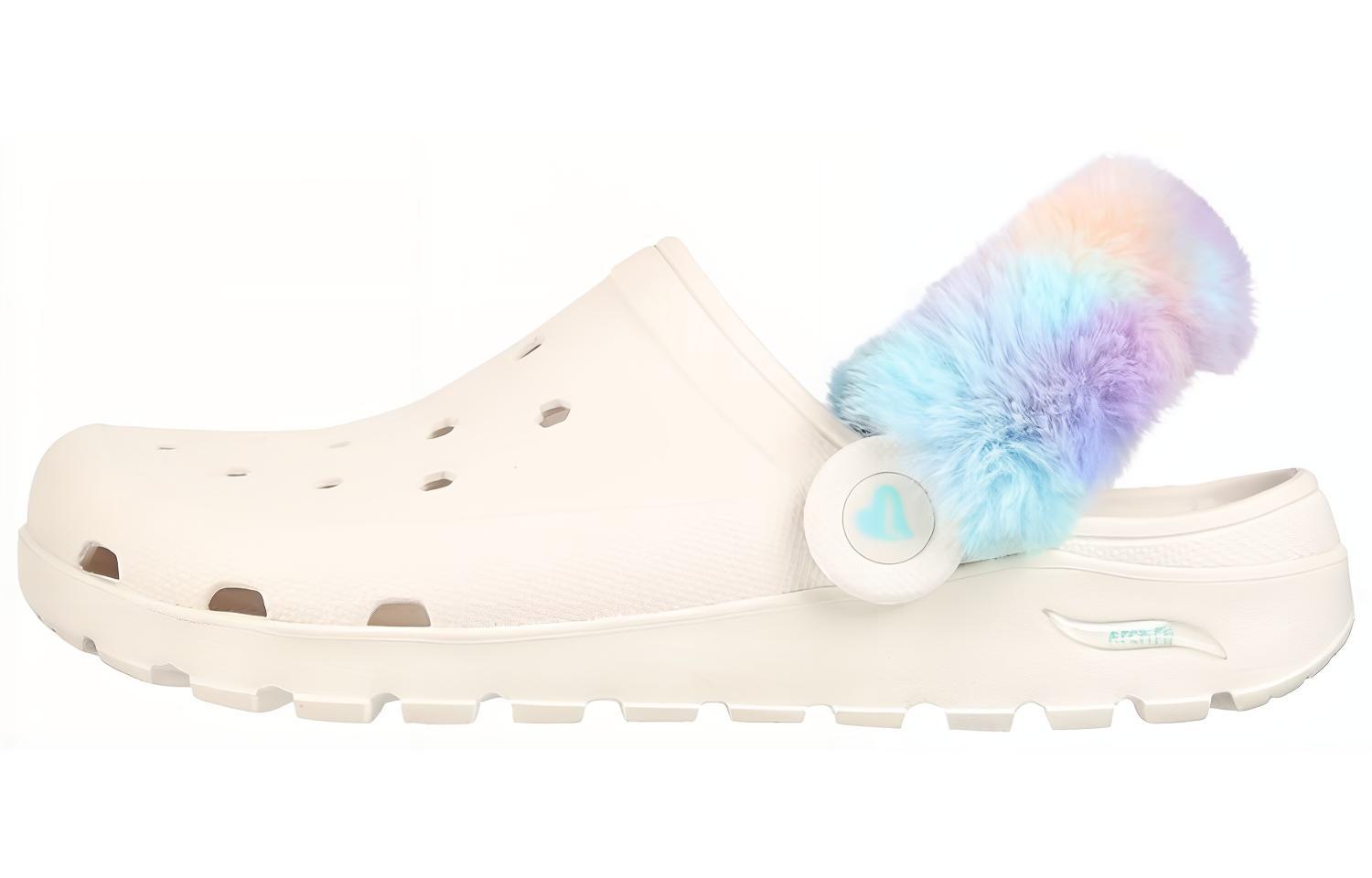 (Women) Skechers Foamies: Arch Fit Footsteps 'Let It Be White' 111373-WMLT