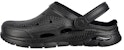 (W) Skechers Foamies: Arch Fit Lined-Cozy Gal 'Sandal Sukan Potongan Hitam'. 111386-BBK