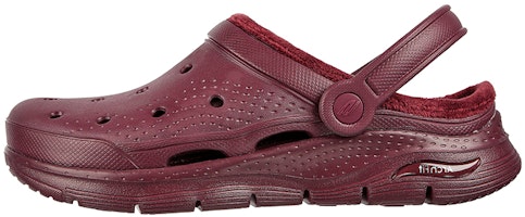 (Women) Skechers Foamies: Arch Fit Lined-Cozy Gal Slipper 'Burgundy' 111386-BURG (Women) Skechers Foamies: Arch Fit Lined-Cozy Gal Slipper 'Burgundy' 111386-BURG