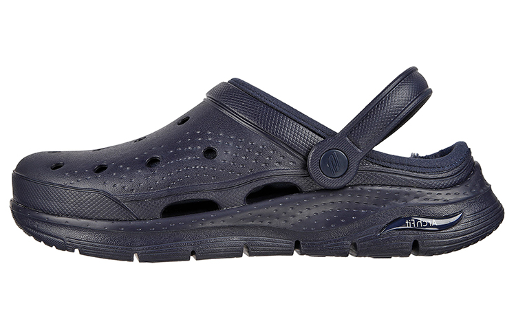 (Women) Skechers Foamies: Arch Fit Lined-Cuddle Life 'Blue' 111389-NVY