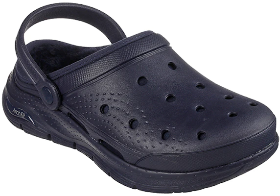 (Women) Skechers Foamies: Arch Fit Lined-Cuddle Life 'Blue' 111389-NVY Shop (Women) Skechers Foamies: Arch Fit Lined-Cuddle Life 'Blue' 111389-NVY