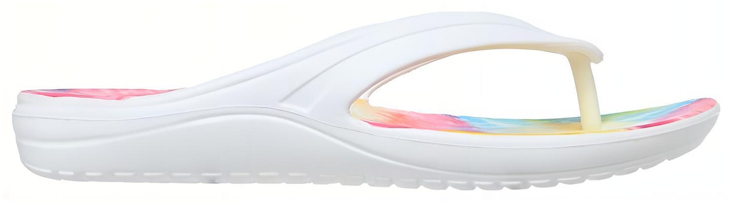 (Women) Skechers Foamies: Bay Breeze-Spontaneous 'White Multicolor' 111215-WMLT Order (Women) Skechers Foamies: Bay Breeze-Spontaneous 'White Multicolor' 111215-WMLT