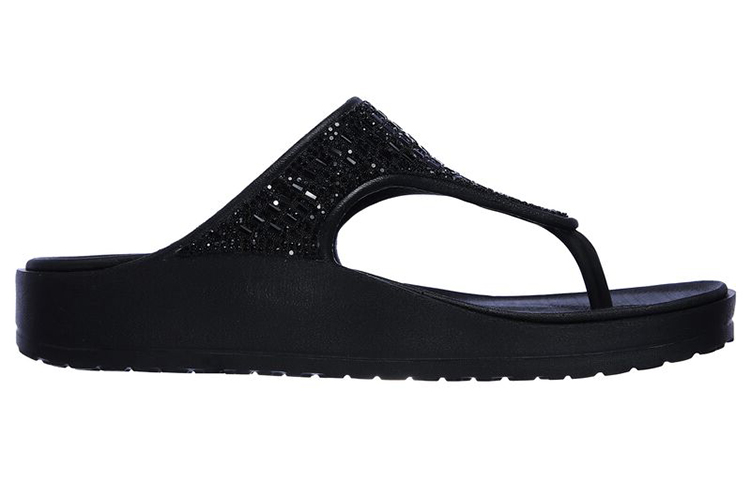 Order (W) Skechers Foamies: Cali Breeze 2.0 'Hitam Solid' 111059-BBK