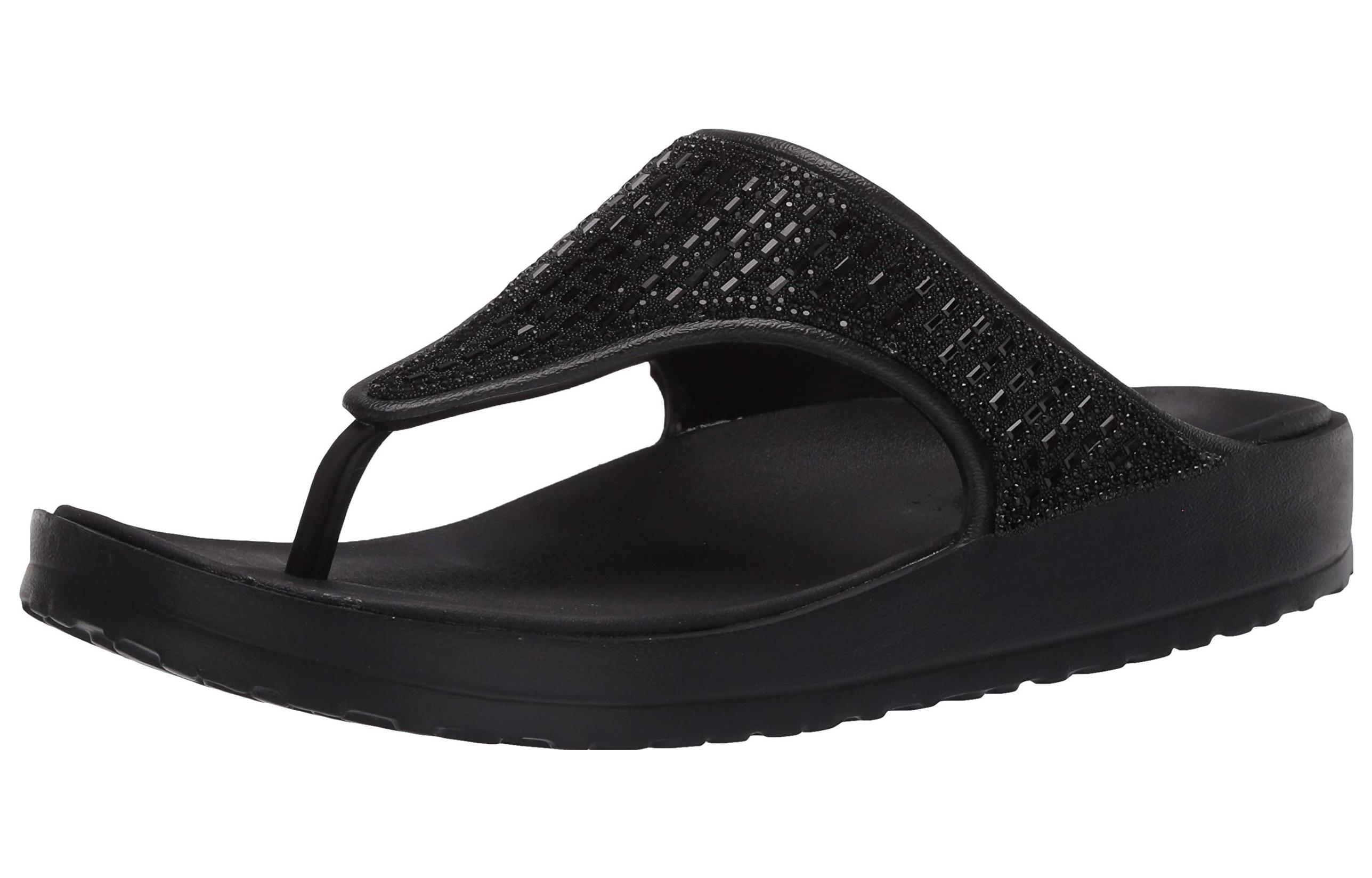 Lookbook (W) Skechers Foamies: Cali Breeze 2.0 'Hitam Solid' 111059-BBK