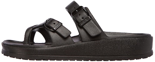 (Women) Skechers Foamies: Cali Breeze 2.0 'Carefree All-Black' 111094-BBK (Women) Skechers Foamies: Cali Breeze 2.0 'Carefree All-Black' 111094-BBK