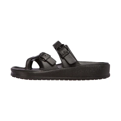 (W) Skechers Foamies: Cali Breeze 2.0 'Carefree All-Black'