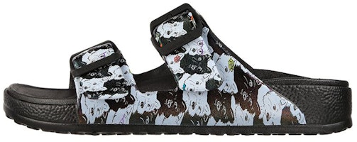 (Women) Skechers Foamies: Cali Breeze 2.0 'Check'Her Black' 111020-BKW (Women) Skechers Foamies: Cali Breeze 2.0 'Check'Her Black' 111020-BKW