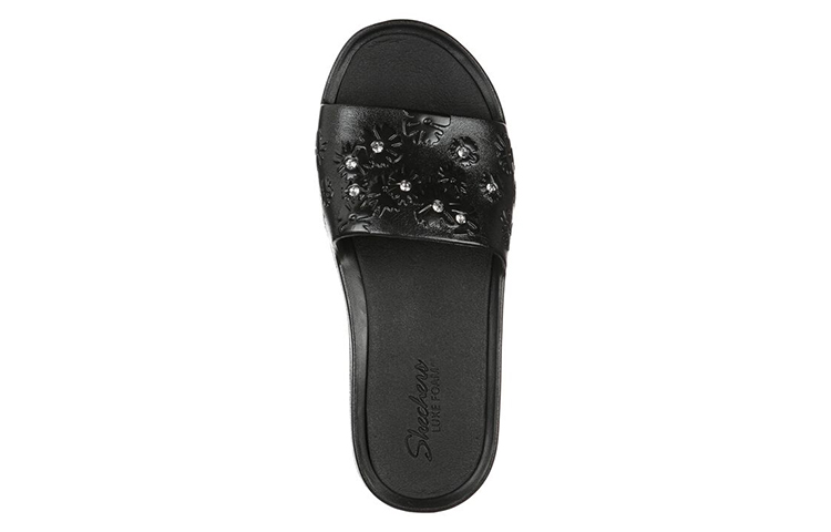Lookbook (Women) Skechers Foamies: Cali Charm-Reflection 'Black' 111310-BLK