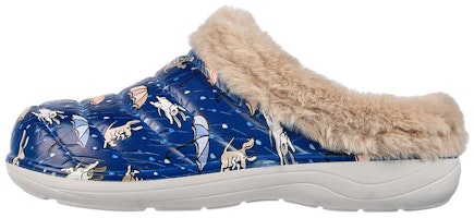 (Women) Skechers Foamies: Cozy Camper 'Lined-Fur Life Blue' 111035-NVMT (Women) Skechers Foamies: Cozy Camper 'Lined-Fur Life Blue' 111035-NVMT