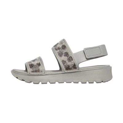 (W) Skechers Foamies: Footsteps 'Light Grey Casual Sandal'