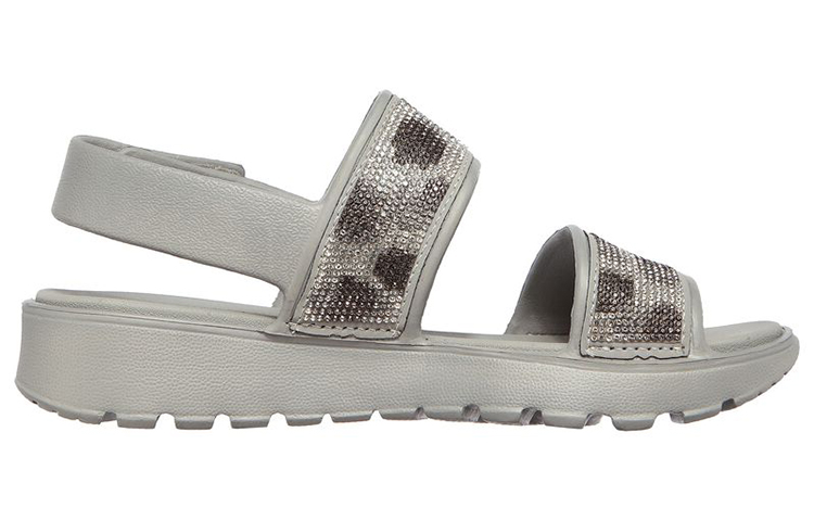 Order (W) Skechers Foamies: Footsteps 'Sandal Kasual Kelabu Muda' 111097-GRY