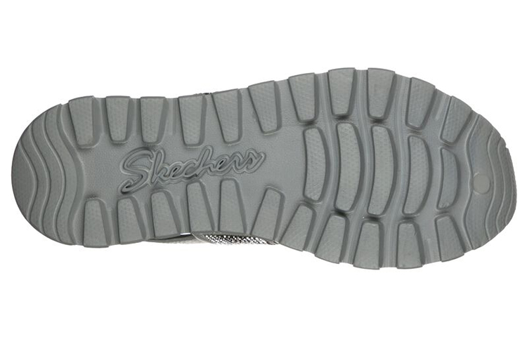 Lookbook (W) Skechers Foamies: Footsteps 'Sandal Kasual Kelabu Muda' 111097-GRY