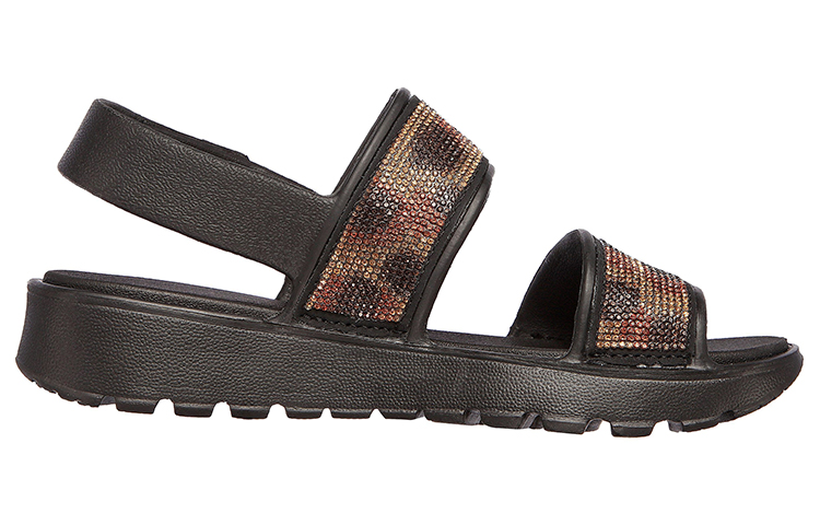 Order (W) Skechers Foamies: Sandalia Casual Ligera Negra 111097-BLK