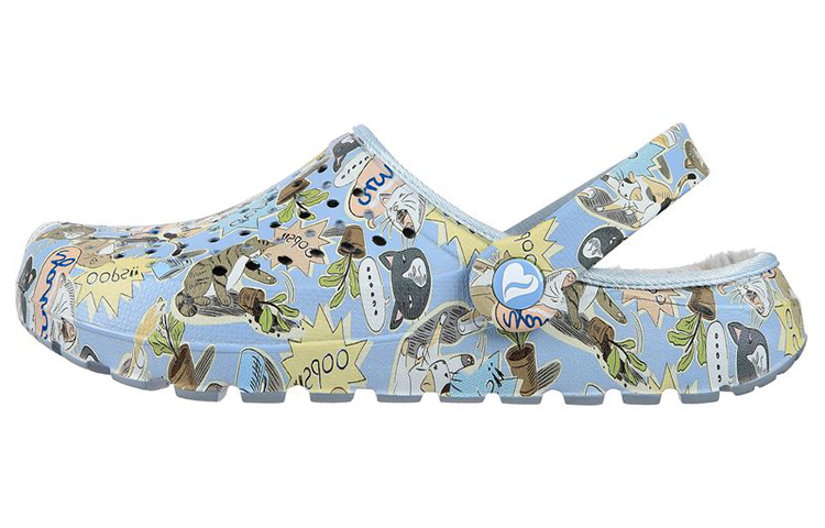 (Women) Skechers Foamies: Footsteps Lined 'Witty Kitty Blue' 111045-BLMT