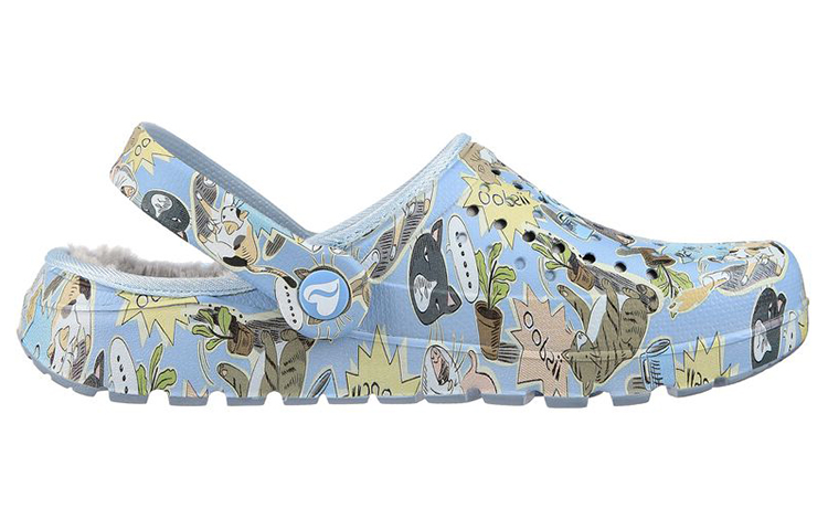 Order (Women) Skechers Foamies: Footsteps Lined 'Witty Kitty Blue' 111045-BLMT