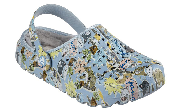 Lookbook (Women) Skechers Foamies: Footsteps Lined 'Witty Kitty Blue' 111045-BLMT