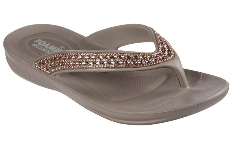 (W) Skechers Foamies 'Glitzy Brown' 圖 3