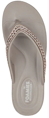 Skechers Foamies: 閃亮運動拖鞋 女款 棕色 Shop Skechers Foamies: 閃亮運動拖鞋 女款 棕色