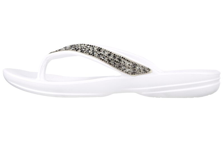 (Women) Skechers Foamies 'Glitzy White' 111224-WHT