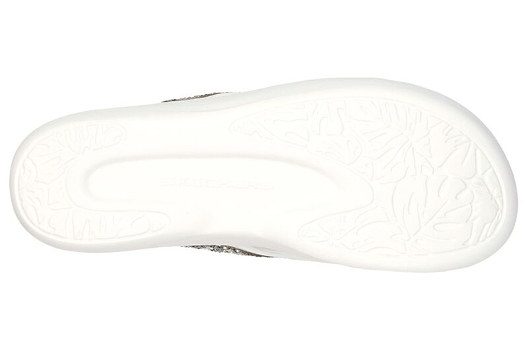 Shop (Women) Skechers Foamies 'Glitzy White' 111224-WHT