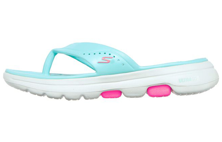 (Women) Skechers Foamies: Go Walk 5-Bali 'Mint Green' 111100-AQUA