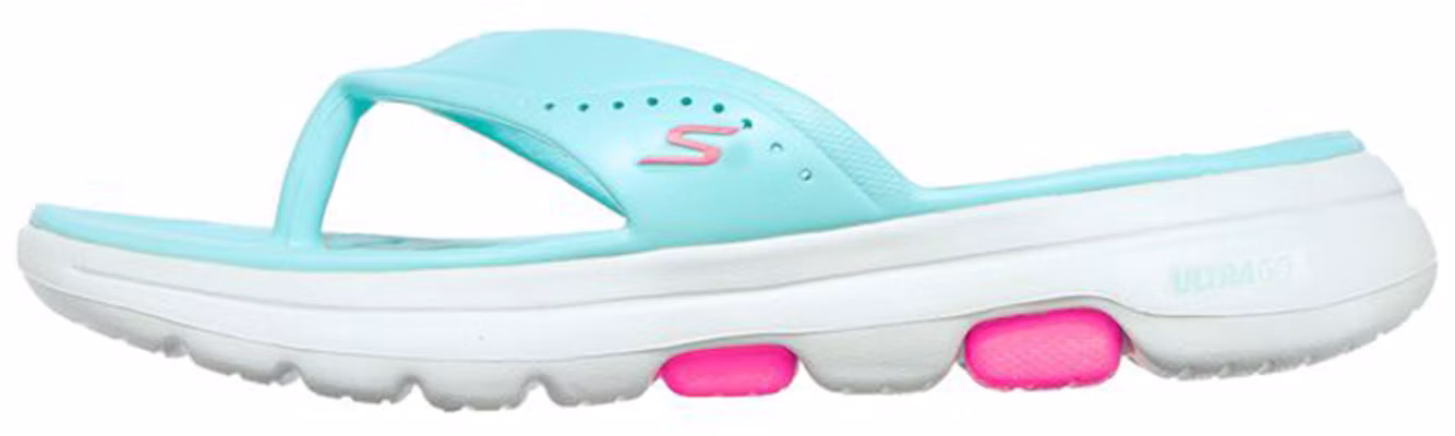 (W) Skechers Foamies: Go Walk 5-Bali '薄荷绿' 111100-AQUA Buy (W) Skechers Foamies: Go Walk 5-Bali '薄荷绿' 111100-AQUA