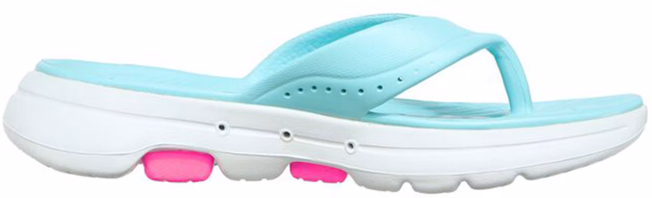 (W) Skechers Foamies: Go Walk 5-Bali '薄荷绿' 111100-AQUA Order (W) Skechers Foamies: Go Walk 5-Bali '薄荷绿' 111100-AQUA