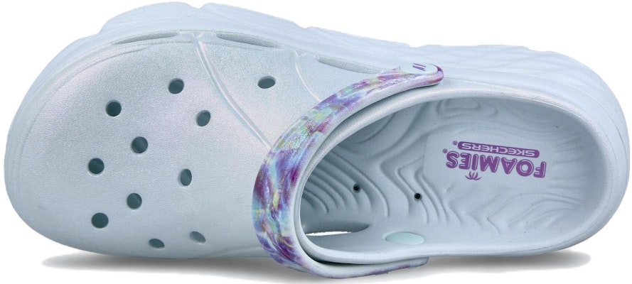 (Women) Skechers Foamies: Max Cushioning 'White Blue' 111352-MTMT Shop (Women) Skechers Foamies: Max Cushioning 'White Blue' 111352-MTMT
