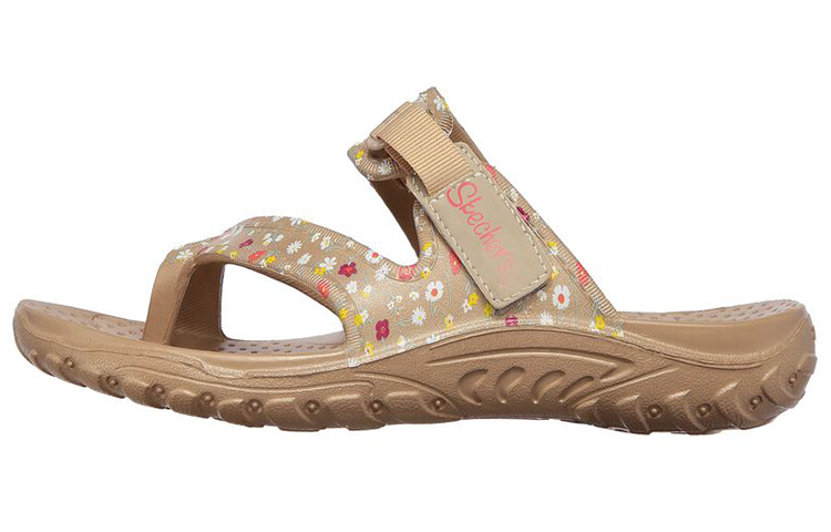 (Women) Skechers Foamies: Reggae-Ditzy Bloom Slipper 'Coffee Multicolor' 111156-TPMT