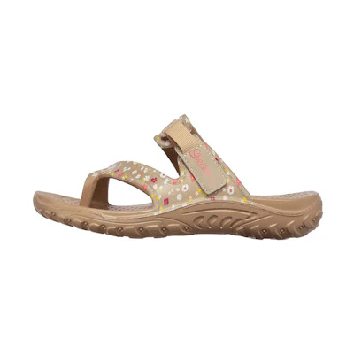 (W) Skechers Foamies: Reggae-Ditzy Bloom Slipper 'Coffee Multicolor'