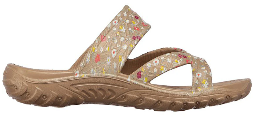 (Women) Skechers Foamies: Reggae-Ditzy Bloom Slipper 'Coffee Multicolor' 111156-TPMT Order (Women) Skechers Foamies: Reggae-Ditzy Bloom Slipper 'Coffee Multicolor' 111156-TPMT