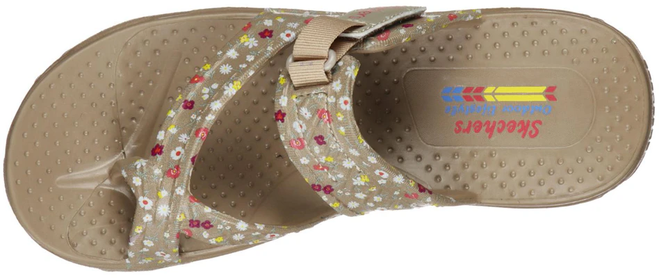 (Women) Skechers Foamies: Reggae-Ditzy Bloom Slipper 'Coffee Multicolor' 111156-TPMT Lookbook (Women) Skechers Foamies: Reggae-Ditzy Bloom Slipper 'Coffee Multicolor' 111156-TPMT
