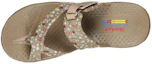 Lookbook (Women) Skechers Foamies: Reggae-Ditzy Bloom Slipper 'Coffee Multicolor' 111156-TPMT