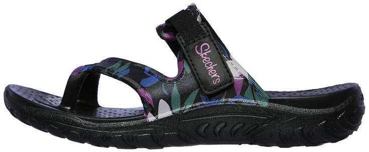women-skechers-foamies-reggae-rainforest-black-white-111152-blk