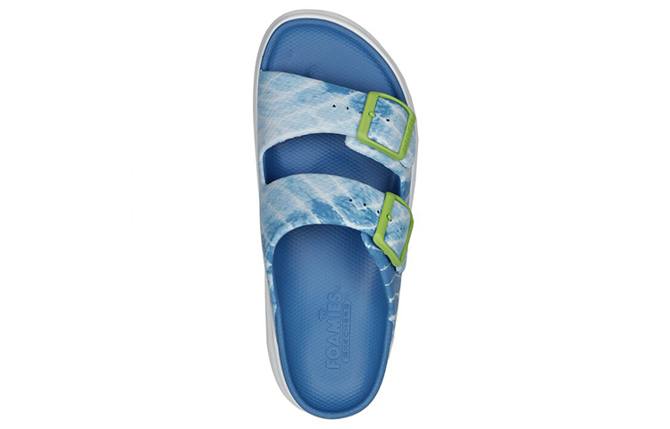 Shop (W) Skechers Foamies "顶级轻便蓝色休闲鞋" 111458-BLU