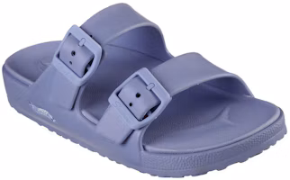Lookbook Skechers Foamies Arch Fit 舒適時尚休閒拖鞋 女款 藍色