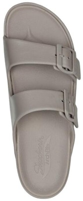 Skechers Foamies Arch Fit 舒適時尚休閒拖鞋 女款 灰褐色 Lookbook Skechers Foamies Arch Fit 舒適時尚休閒拖鞋 女款 灰褐色