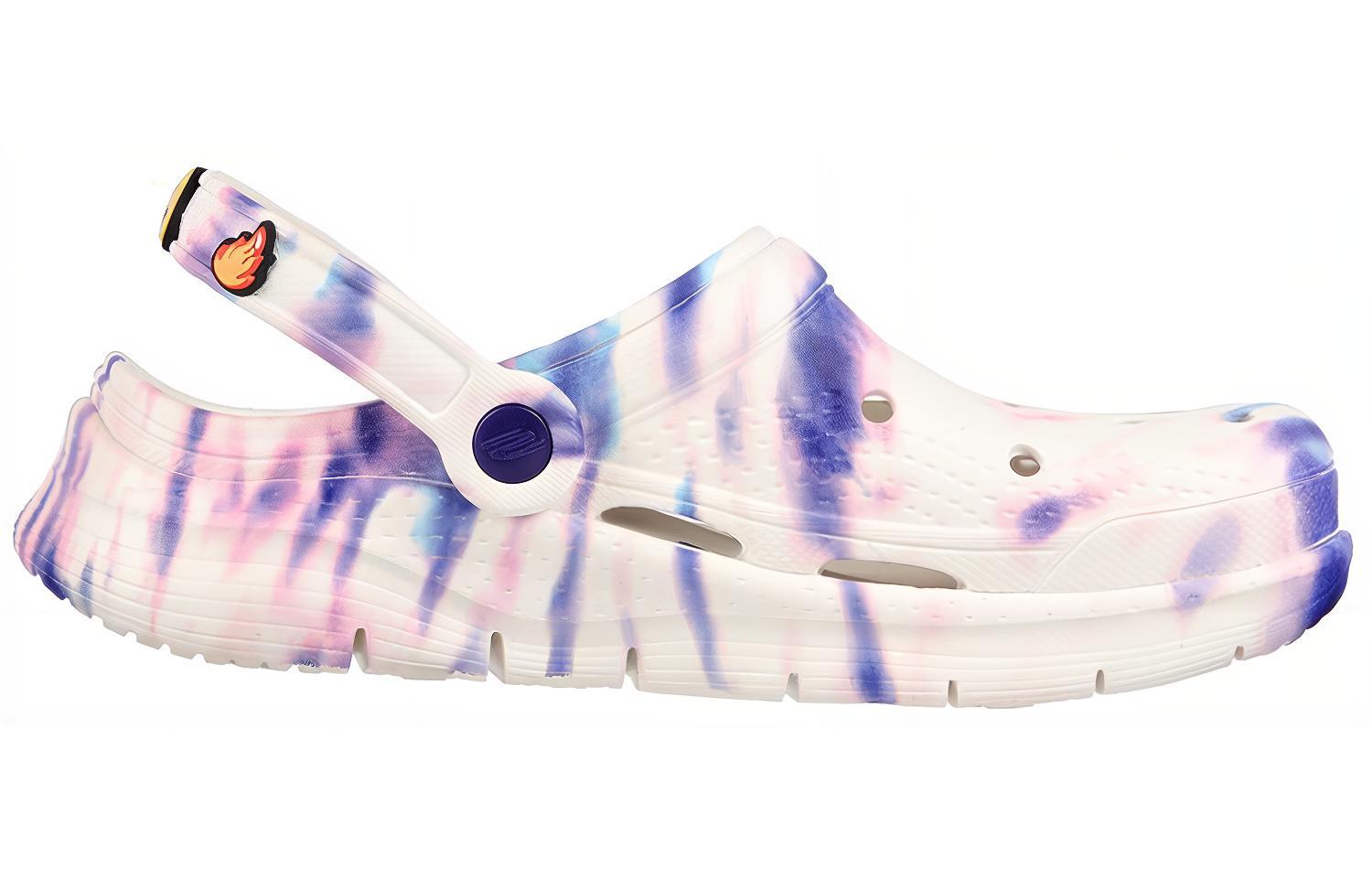 Order (W) Skechers Foamies Arch Fit 'Hippie Mania Putih Ungu' 111384-WPUR